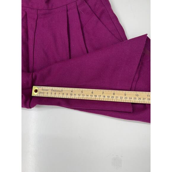 That's me! Womens Shorts Size 3/4 Pink High Waisted Pleated Wool Blend Vintage - Picture 12 of 14